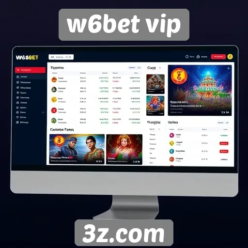 Interface e experiência do usuário no w6bet vip